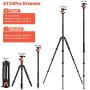 GEEKOTO 77 Tripod, Camera Tripod for DSLR, Compact Aluminum Tripod with 360 Degree Ball Head and 8kgs Load for Travel and Work