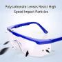 WILNARA Safety Eyewear Protective Glasses Scratch & Fog Resistant, Safety Goggles For Outdoor Sports, Driving, And Lab Safety Clear Lens Leg Adjustable and Stretchable-DK30 (BLACK)