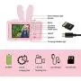 Kids Camera, Easy Hood 1080P HD 2.0 Inch IPS Screen Children Mini Video Camcorder Toy with 32GB SD Card and Soft Rabbit Silicone Cover, Gift for 4-10 Years Old Boys Girls Kids Camera, Easy Hood 1080P HD 2.0 Inch IPS Screen Children Mini Video Camcorder Toy with 32GB SD Card and Soft Rabbit Silicone Cover, Gift for 4-10 Years Old Boys Girls