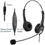 Callez 3.5mm Cell Phone Headset Dual, Corded Truck Driver Headsets with Microphone Noise Canceling for iPhone Samsung Galaxy Huawei LG BlackBerry HTC Mobile Phone iPad PC Tablets Podcast Skype C402E2 Callez 3.5mm Cell Phone Headset Dual, Corded Truck Driver Headsets with Microphone Noise Canceling for iPhone Samsung Galaxy Huawei LG BlackBerry HTC Mobile Phone iPad PC Tablets Podcast Skype C402E2