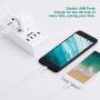 iPhone Wall Charger, Sundix Dual Port Wall Charger Power Adapter with 2 Pack 3FT iPhone Charger Charging Cord Compatible with iPhone X 8 8Plus 7 7Plus SE 6sPlus 6s 6 5s, iPad and More (white)