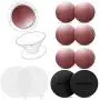 Metal Plate for Socket User, Pop-Tech MagicPlate with 3M Sticky Adhesive Replacement for Magnetic Phone Car Mount & Magnet Cell Phone Cradle Holder - 6 Rose Gold, 2 Black Metal Plate for Socket User, Pop-Tech MagicPlate with 3M Sticky Adhesive Replacement for Magnetic Phone Car Mount & Magnet Cell Phone Cradle Holder - 6 Rose Gold, 2 Black