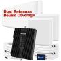 SolidRF Cell Phone Booster for Home Dual Interior Antennas Office Multiroom Up to 8, 000 sq ft | Verizon, AT&T, T-Mobile, Sprint & More Signal Plus Cell Signal Booster Kit