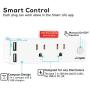 JUOYOU 2PCS Smart Plug with USB Fast Charging Ports,Works with Alexa Google Home Tuya,Voice & App Remote Control, Schedule and Timer Function,Mini WiFi Outlet Wireless Plug 16A Max