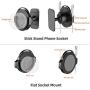 Car Grips Mount for Phone Stand, 360° Rotation Car Phone Holder for Collapsible Grip/Socket Mount Users on Car Dashboard, Home, Office, Kitchen, Desk, Walll -[2 Pack]