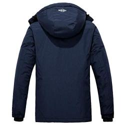 Wantdo Womens Mountain Waterproof Ski Jacket Windproof Rain Jacket Winter Warm Snow Coat