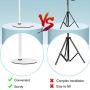 8" Selfie Ring Light with Stand & Cell Phone Holder LED Ringlight for Live Stream/Makeup/YouTube Video/Selfie/Vlog, Compatible with iPhone Xs Max XR Android