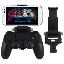 Jazmy Mobile Phone Smart Clamp Holder Stand Game Controller Holder for PS4 Game Controller