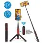 Selfie Stick Tripod, BlitzWolf Phone Tripod for Zooming in/Out & Switching Camera Extendable Lightweight Selfie Stick Bluetooth with Remote for iPhone Android Phone(Not Support iOS13.4 and Above)