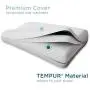 Tempur-Pedic TEMPUR-Ergo Neck Pillow Firm Support, Large Profile, White