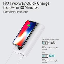 ROMOSS USB C Power Bank, 30000mAh PD Portable Charger 18W 3 Outputs and 3 Inputs External Battery Packs Compatible for iPhone Xs Max, iPad Pro, Nintendo Switch, Samsung S8 and Other Smart Devices