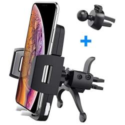 Car Phone Holder, Baseus Air Vent Cell Phone Car Mount Quick Release 360° Rotation iPhone X, 8/8 Plus, 7/7 Plus, 6/6 Plus, Samsung Galaxy S9, S8, S7, S6, S5