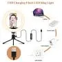 8 Ring Light with Tripod Stand & Phone Holder for Selfie, Makeup,Live Streaming & YouTube Video,3 Light Modes and 10 Brightness Level,Dimmable Desk Makeup Ring Light 8 Ring Light with Tripod Stand & Phone Holder for Selfie, Makeup,Live Streaming & YouTube Video,3 Light Modes and 10 Brightness Level,Dimmable Desk Makeup Ring Light