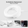 Selfie Ring Light,40 LEDs USB Rechargeable Portable Clip-on Selfie Fill Light,3 Light Modes LED Circle Light for Smart Phone Photography, Camera Video, Girl Makes up (White)