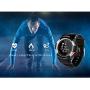 F6 Bluetooth Smart Watch IP68 Waterproof Sport Tracker Watch Outdoor Style Touchscreen with Pedometer, Message Push, Sleep Monitor, Heart Rate, Alarm Clock and Stopwatch (Silver + Black)