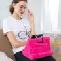 Pillow Tablet Stand for Ipad Stand Mult-Angle Tablet,with Phone Holder Lap Stand Mobile Phone Holder (Black)