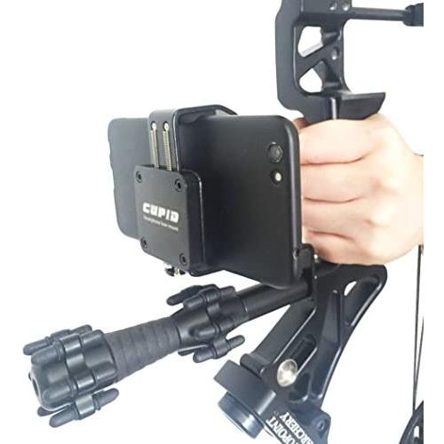 Universal Cell Phone Holder Mount Bow Phone Mount for Smartphone Camera 2 Installation Methods