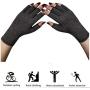 Arthritis Compression Gloves Fitness Gloves Relieve Pain from Rheumatoid，Relieve Carpal Tunnel Ache, Breathable Moisture Wicking Fabric, Fingerless for Dailywork for Men Women (Grey, Large)
