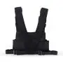 Universal Radio Chest Harness Bag Pocket Pack Holster for Two Way Radio Walkie Talkie, Rescue Essential for Men Women Hiking Camping (Black) Universal Radio Chest Harness Bag Pocket Pack Holster for Two Way Radio Walkie Talkie, Rescue Essential for Men Women Hiking Camping (Black)