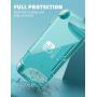 Mumba Case for Nintendo Switch Lite 2019, [Thunderbolt Series] Protective Clear cover with TPU Grip (Clear) (Renewed)