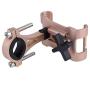 Enrilior Bicycle Aluminium Alloy Mobile Phone Holder Bracket Bike Cycling Accessory(Golden)