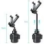 Kungber Cup Holder Phone Mount, (2-Phone) Cup Phone Holder for Car Phone Mount Multifunction Compatible with Phone Ring Holder
