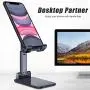 Adjustable Cell Phone Stand, Foldable Portable Desktop Table Stand Phone Holder,Angle Height Adjustable Phone Stand Holder for Desk Compatible with All Mobile Phone/iPad/Kindle/Tablet(Black) Adjustable Cell Phone Stand, Foldable Portable Desktop Table Stand Phone Holder,Angle Height Adjustable Phone Stand Holder for Desk Compatible with All Mobile Phone/iPad/Kindle/Tablet(Black)