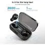 Letscom Wireless Earbuds, Bluetooth 5.0 Headphones IPX6 Sweat Proof, 80 Hours Playtime with Wireless Charging Case, HD Stereo Built-in Mic in-Ear Sports Earphones for Running Gym Workout