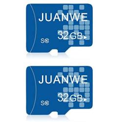 JUANWE 2 Pack 32GB Micro SD Card, Memory Card 32GB C10 TF Card High-Speed Card for Smartphone/Bluetooth Speaker/Tablet/PC/Camera (2 Pack)