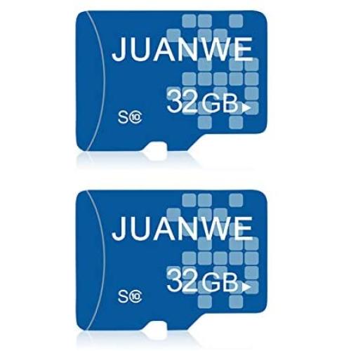 JUANWE 2 Pack 32GB Micro SD Card, Memory Card 32GB C10 TF Card High-Speed Card for Smartphone/Bluetooth Speaker/Tablet/PC/Camera (2 Pack)