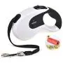 SWIHELP Dog Leash Retractable, 16 ft Pet Leash for Small Medium Large Dogs Up to 40 KG with One Button&Lock System for Training, Walking, Jogging SWIHELP Dog Leash Retractable, 16 ft Pet Leash for Small Medium Large Dogs Up to 40 KG with One Button&Lock System for Training, Walking, Jogging