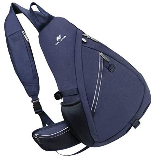 NEVO RHINO Sling Bag Waterproof Large Shoulder Chest Laptop Bagpack Men Women Riding/Running/Travel Hiking Daypack Crossbody
