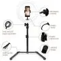 10 inch LED Ring Light with Stand and Phone Holder for YouTube Videos, Live Streaming, Makeup, Selfie Photography, Shooting with 3 Light Modes and 10 Brightness Level 10 inch LED Ring Light with Stand and Phone Holder for YouTube Videos, Live Streaming, Makeup, Selfie Photography, Shooting with 3 Light Modes and 10 Brightness Level