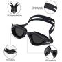 TOPLUS Swimming Goggles, Polarized Swim Goggles No Leaking Anti Fog UV Protection with Soft Silicone Nose Bridge and Adjustable Strap for Men Women Youth Junior Kids