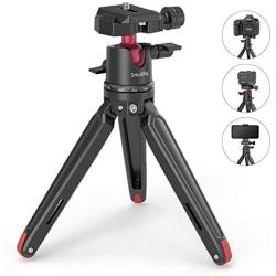 SMALLRIG Mini Tripod for Camera, Updated Desktop Tabletop Tripod with Arca-Type Compatible QR Plate, 360° Ball Head and 1/4 Screws Portable for Compact Cameras DSLRs, Phone, Gopro - BUT2664