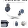 TOZO T10 Bluetooth 5.0 Wireless Earbuds with Wireless Charging Case IPX8 Waterproof TWS Stereo Headphones in Ear Built in Mic Headset Premium Sound with Deep Bass for Sport Blue(Renewed)
