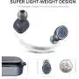 TOZO T10 Bluetooth 5.0 Wireless Earbuds with Wireless Charging Case IPX8 Waterproof TWS Stereo Headphones in Ear Built in Mic Headset Premium Sound with Deep Bass for Sport Blue(Renewed)