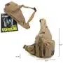 Canvas Sling Bag Crossbody Backpack Daypack Chest Shoulder Bag Chest Multipurpose Backpack