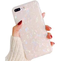 J.west iPhone 8 Plus Case/iPhone 7 Plus Case, Cute Ultra Thin [Tinfoil Series] Macaron Color Bling Lightweight Soft TPU Case Cover for iPhone 7 Plus / 8 Plus (Colorful)