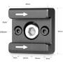SMALLRIG Cold Shoe Mount Adapter with 1/4’’ Thread Hole for Camera and Camcorder Rigs – 1241