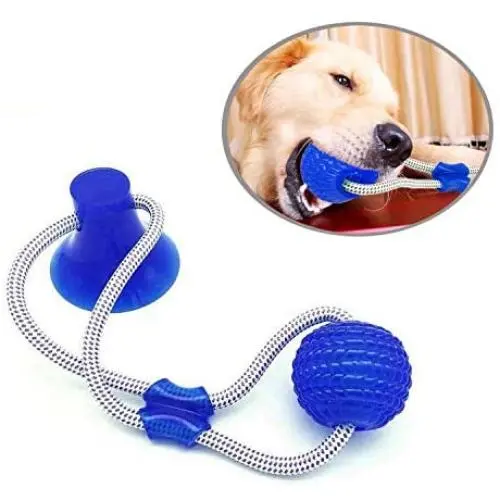 ANTIFUR Suction Cup Dog Toy, Pet Rubber Ball Toy with Suction Cup - Dog Chew Bite Rope Toy - Dog Interactive Chewing Biting Toys - Dental Care Teeth Cleaning Tools for Dogs Puppy Cats ANTIFUR Suction Cup Dog Toy, Pet Rubber Ball Toy with Suction Cup - Dog Chew Bite Rope Toy - Dog Interactive Chewing Biting Toys - Dental Care Teeth Cleaning Tools for Dogs Puppy Cats