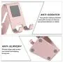 OMOTON Desktop Cell Phone Stand [Updated Solid Version], Advanced 4mm Thickness Aluminum Stand Holder for Switch, Mobile Phone, iPhone 11 Pro Xs Max Xr, Rose Gold