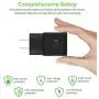 Fast Charge Adaptive Fast Charger Kit for Samsung Galaxy S9/S8/S8 Plus/Note8,MBLAI USB Type C Fast Charging Kit True Digital Adaptive Fast Charging (Black (Wall Charger+C Cable)) … (2 Pack)