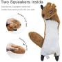 SHARLOVY Dog Squeaky Toys 5 Pack, Pet Toys Crinkle Dog Toy No Stuffing Animals Dog Plush Toy Dog Chew Toy for Large Dogs and Medium Dogs Squeeky Doggie Toys Puppy Toys Squeak