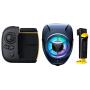 NJY Mobile Game Controller PUBG, Wasp 2 Gamepad PUBG Set King Glory Android iOS Mobile Phone Tablet Universal Bluetooth Auxiliary Automatic Pressure Grab Peripherals (wasp 2+beewing+Blue Trigger)