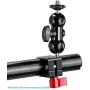 Neewer Field Monitor Mount with 1/4-inch Screw and 360-Degree Rotatable for DJI Ronin-M Handheld Gimbal, Fit All Rods with Diameter 24.9mm-25.5mm