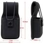 abcGoodefg Universal Nylon Radio Case Holder Holster Pouch Bag for Two Way Radios Walkie Talkies 97mm x 77mm x 45mm