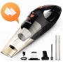 VacLife Handheld Vacuum, Hand Vacuum Cordless Rechargeable, Small and Portable with High Power and Quick Charge for Home and Car Cleaning, Black & Orange
