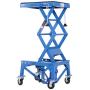 DURHAND 300 lbs Hydraulic Motorcycle Scissor Jack Lift Foot Step Wheels for Small Dirt Bikes