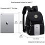 Echofun Nylon Mini Casual Waterproof Backpack Shoulderbag Rucksack Travel Bag Daypack for Girls Womens